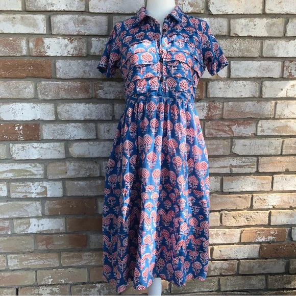 Inde Rooh Ruffled Dress sz M - Picture 1 of 13